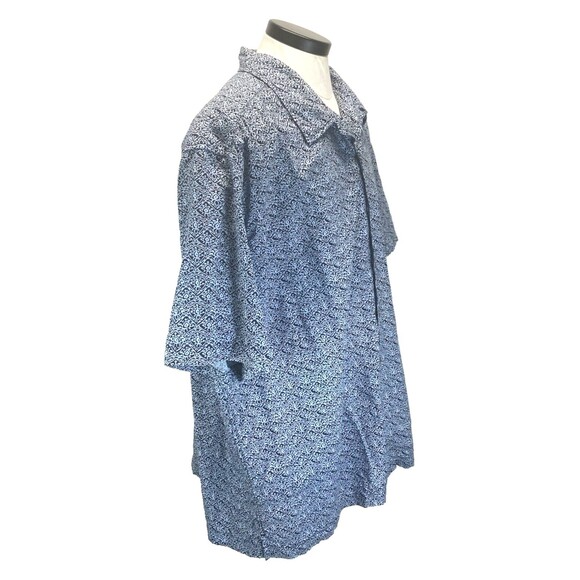 Eddie Bauer Men's XXL Tribal Camp Shirt Button Up Weathered Linen Blue Vacation - Picture 4 of 11